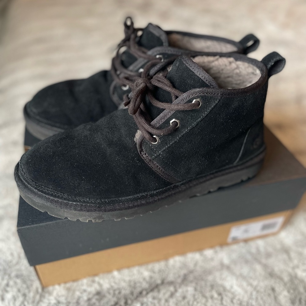 Men’s UGG Nuemel Boots - Black Size 10